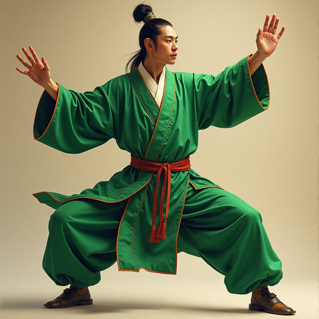 Traditional Martial Arts Pose